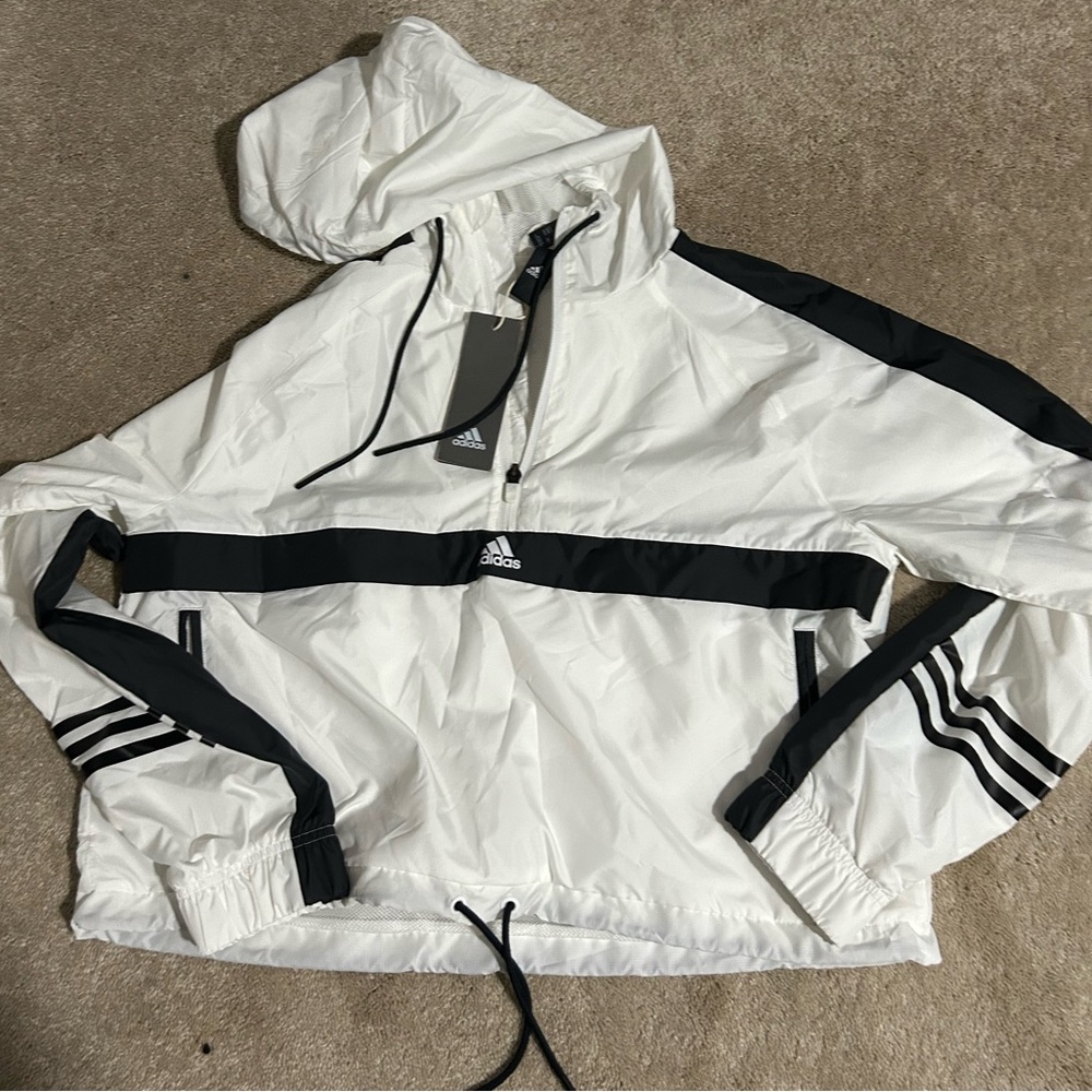 Adidas cropped wind jacket